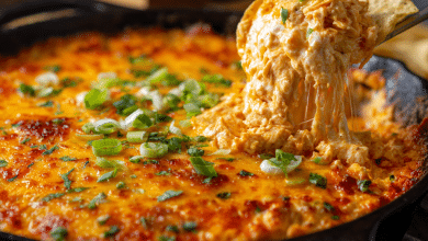 Easy Oven Buffalo Chicken Dip
