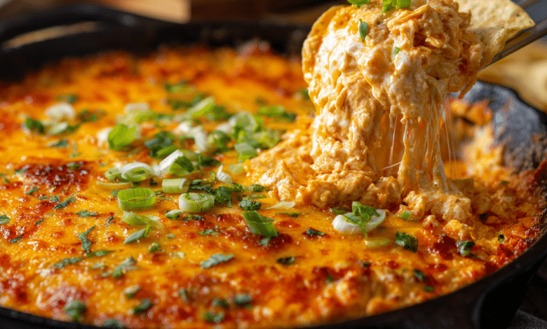 Easy Oven Buffalo Chicken Dip