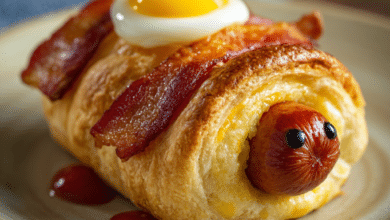 Egg and Sausage Pigs in a Blanket