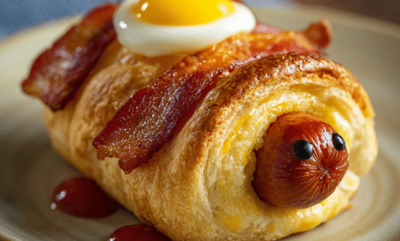 Egg and Sausage Pigs in a Blanket