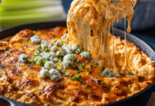 Extra Creamy Cheesy Buffalo Chicken Dip
