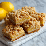 Lemon Crumb Bars with Buttery Streusel Topping