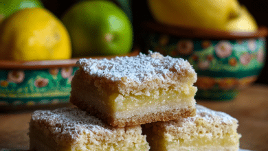 Lemon Shortbread Bars with Zesty Filling