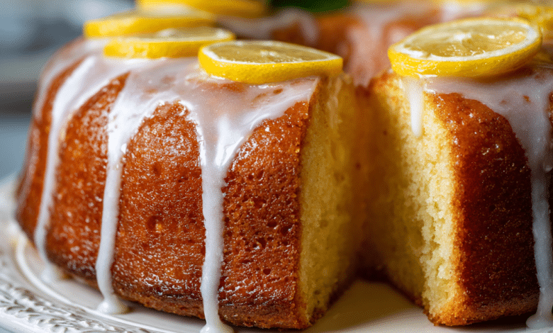 Soft & Moist Lemon Yogurt Cake