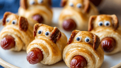 Mini Hot Dog Pigs in a Blanket