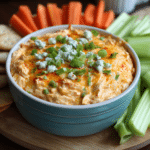 No-Bake Crockpot Buffalo Chicken Dip