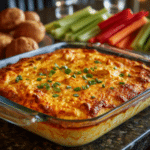 Party-Style Buffalo Chicken Dip in the Oven