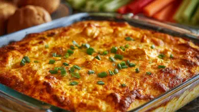 Party-Style Buffalo Chicken Dip in the Oven