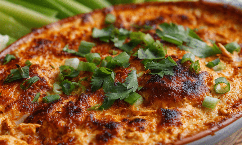 Rich and Spicy Buffalo Chicken Dip