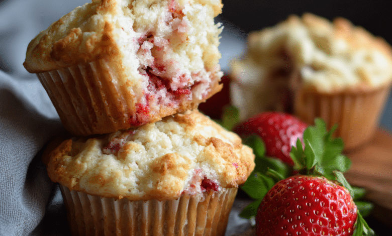 Strawberry Cream Cheese Muffins