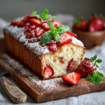 Strawberry Shortcake Loaf Cake π
