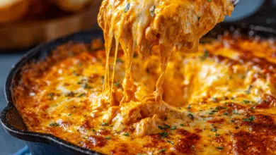 Super Gooey Buffalo Chicken Dip