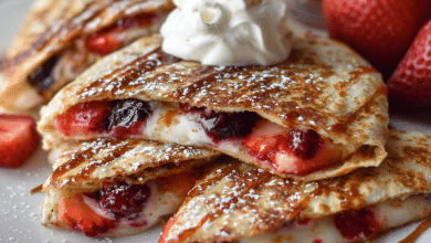 Sweet Berry Breakfast Quesadillas – A Cozy Morning Treat Full of Love