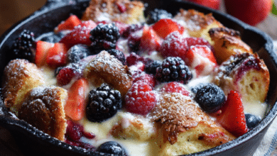 Sweet Cream Berry Breakfast Bake