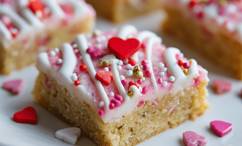 Valentine Sugar Cookie Breakfast Bars – A Sweet Morning Love Story