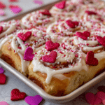 Valentine’s Day Cinnamon Roll Bake