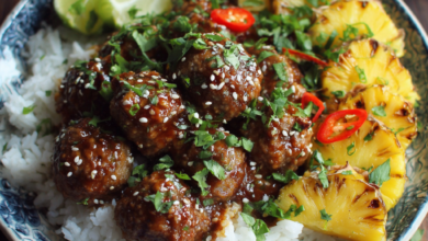 30-Minute Hawaiian Meatball Dinner
