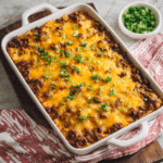 Baked Beef and Rice Casserole