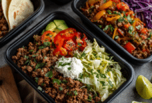 Beef Taco Meal Prep Boxes