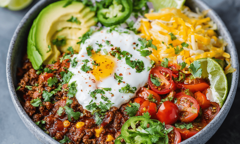 Clean Eating Beef Taco Bowl – A Cozy, Nourishing Bowl That Feels Like Home