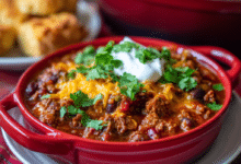 Comforting Beef Chili Bake