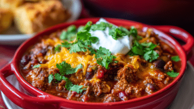 Comforting Beef Chili Bake