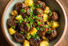 Easy Weeknight Hawaiian Meatballs