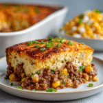 Ground Beef Cornbread Casserole