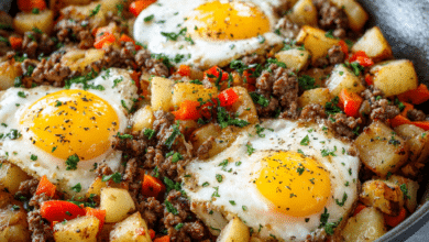 Ground Beef and Potato Hash