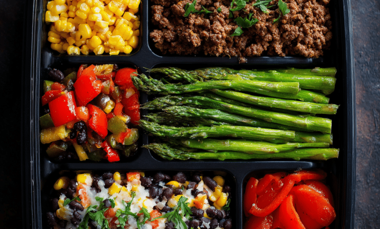 Ground Beef and Veggie Meal Prep