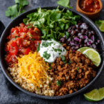 Healthy Beef Burrito Bowls