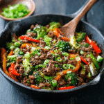 Healthy Ground Beef Stir Fry 🥢
