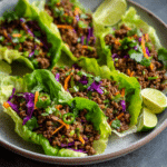 Lean Ground Beef Lettuce Wraps – Light, Comforting, and Full of Love