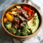 Low-Carb Beef and Veggie Bowl 🥗