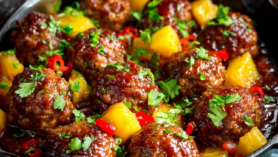 Oven-Baked Hawaiian Meatballs for Busy Nights