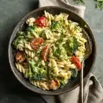 Vegan Broccoli Pasta Salad with Tahini Sauce – A Creamy Bowl of Comfort and Freshness