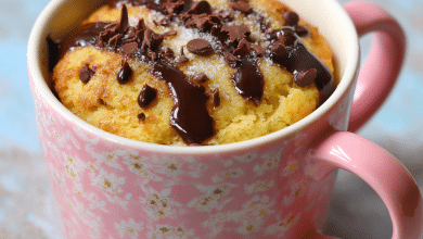 3-Minute Microwave Vanilla Mug Cake – A Little Sweet Hug When You Need It Most
