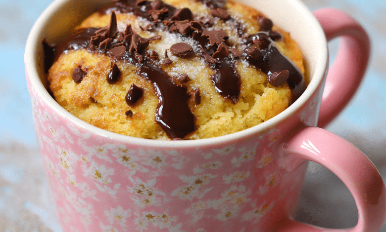 3-Minute Microwave Vanilla Mug Cake – A Little Sweet Hug When You Need It Most