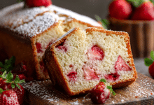 5-Ingredient Strawberry Pound Cake