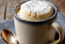 Greek Yogurt Vanilla Mug Cake – A Little Comfort Cake Just for You