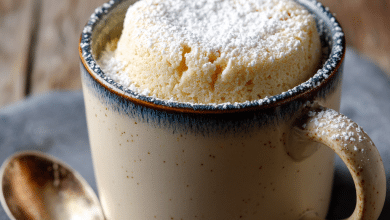 Greek Yogurt Vanilla Mug Cake – A Little Comfort Cake Just for You