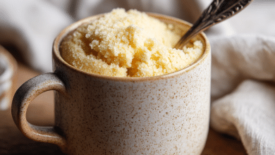 Gluten-Free Vanilla Mug Cake – A Little Sweet Hug in a Cup