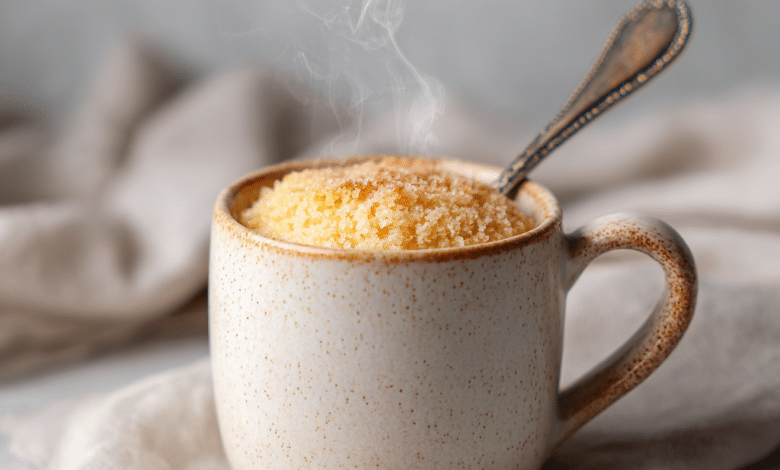 High-Protein Vanilla Mug Cake – A Warm Little Hug in a Cup