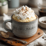 Vanilla Mug Cake with Almond Flour