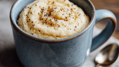 Sugar-Free Vanilla Mug Cake