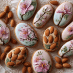 Almond Cookies with Spring Decorations