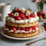 Almond Flour Strawberry Shortcake