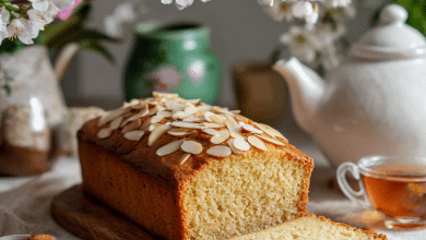 Almond Loaf Cake for Spring Brunch