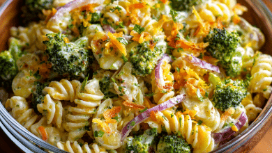 Broccoli Cheddar Pasta Salad – The Cozy Bowl That Brings Everyone Back to the Table
