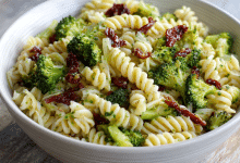 Broccoli Pasta Salad with Sun-Dried Tomatoes